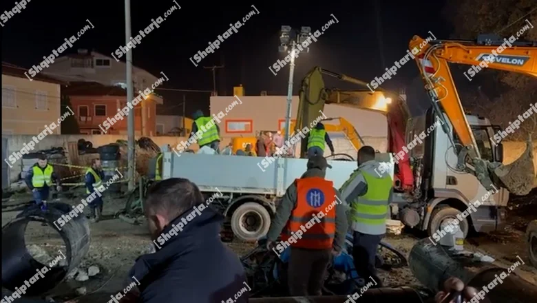 Vlorë/ Po počinju radovi na popravku glavnog cevovoda za snabdevanje vodom posle dolaska hidrauličkih delova (VIDEO) - Shqiptarja.com