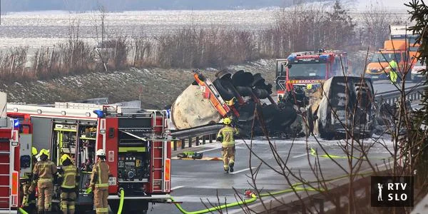 Huda saobraćajna nesreća na Štajerskoj: zagorelo teretno vozilo i kombi, jedan čovek umro