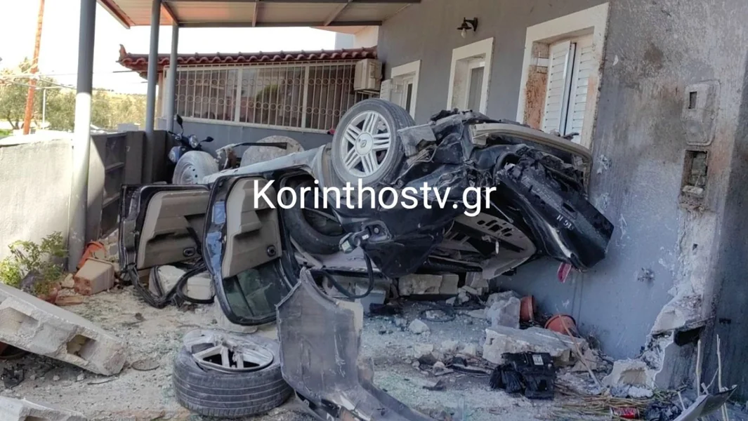 Korintska oblast: Video-dokument o ludoj vožnji automobila – prošlo kroz pumpu za gorivo – Documento