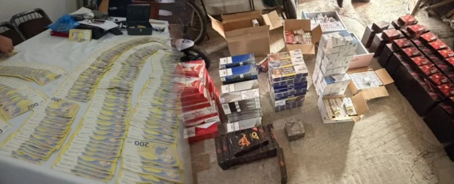 Šestoro privedenih u akciji protiv krijumčarenja i korupcije, zaplijenjeni novac, zlatne pločice, cigarete i lekovi - Nova Makedonija