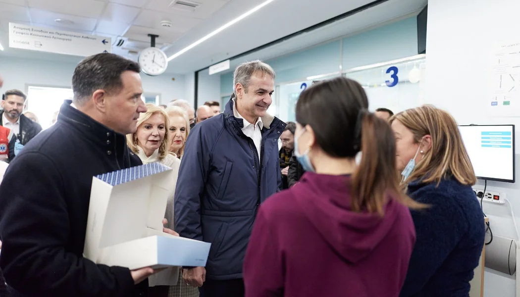 Mitsotakis: Posetio bolnicu 'Gennimatas' - Documento