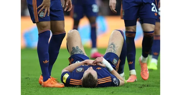 Engleski reprezentativac sa oštećenim plućem posle teške povrede.