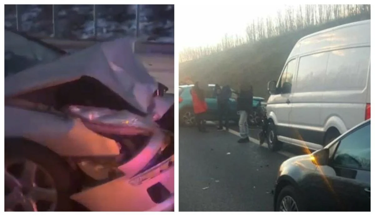 Udes sa 11 automobila i 32 osobe na DN12 Craiova-Pitesti: Crveni plan intervencije je aktiviran