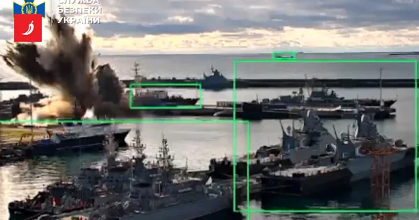 VIDEO Ukrajinci tvrde da su raznijeli rusku podmornicu. Oglasio se Kremlj