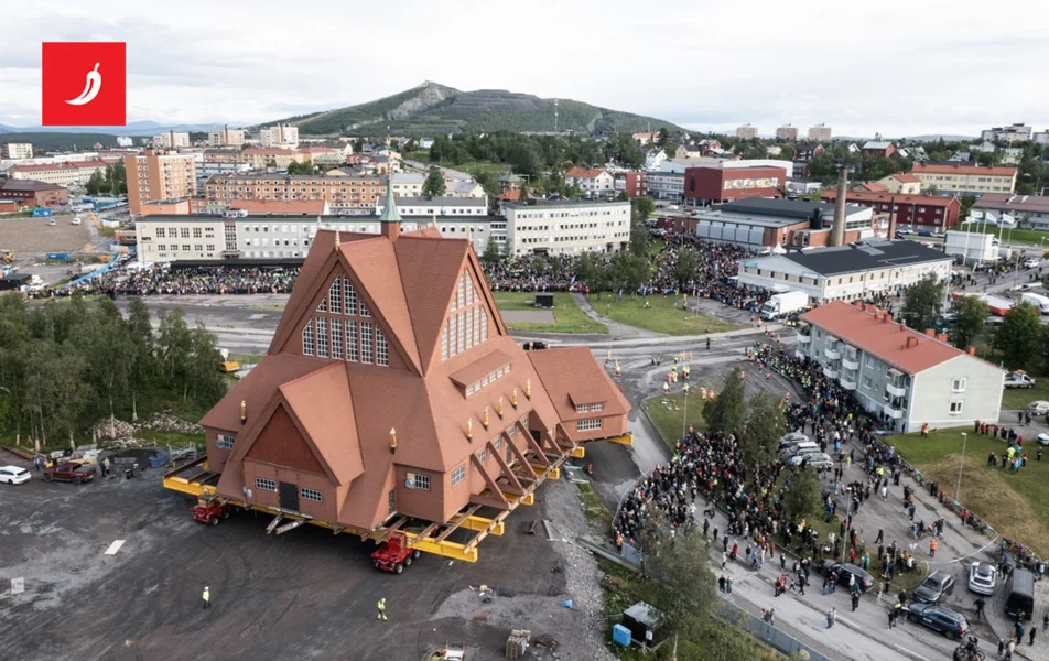 FOTO Šveđani sele ceo grad, zgradu po zgradu, zbog širenja rudnika