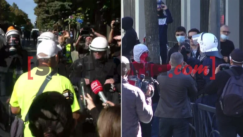 Protestujući blokiraju puteve Tirane, sede prekriženih nogu! Stižu kod Ministarstva prosvete (VIDEO)