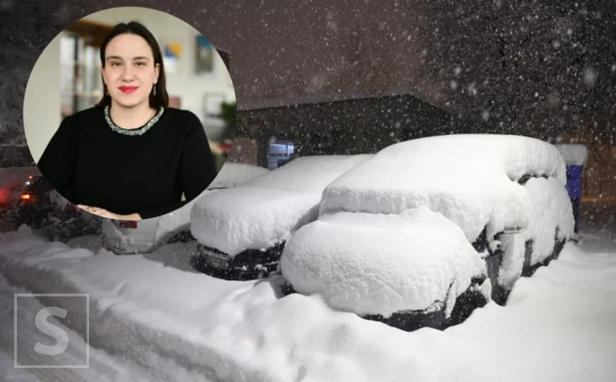 Snijeg paralizira grad, Benjamina Karić poslala apel građanima: "Javite se ako ste ugroženi"
