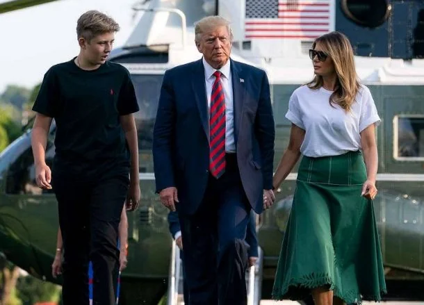 Barron Trump navodno pokušava da se oslobodi slovenačkog naglasa