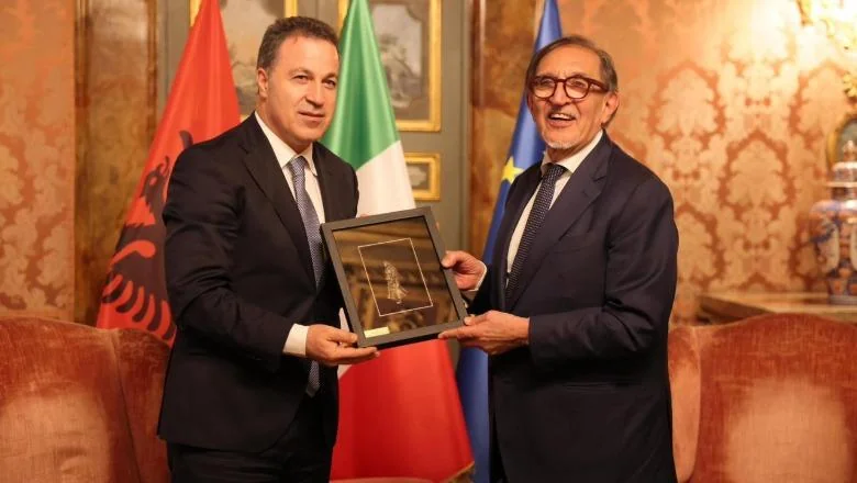 Predsednik Skupštine Albanije Niko Peleshi sastao se sa predsednikom Senata Italije Ignazio La Russa: Albanija-Italija strateško partnerstvo za budućnost Evrope.