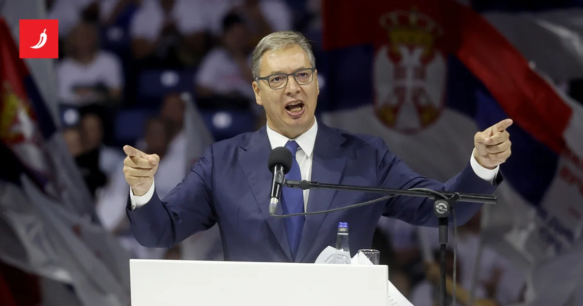Vučić pred tisućama pristaša: Nećemo govoriti da nam je hrvatski jezik službeni
