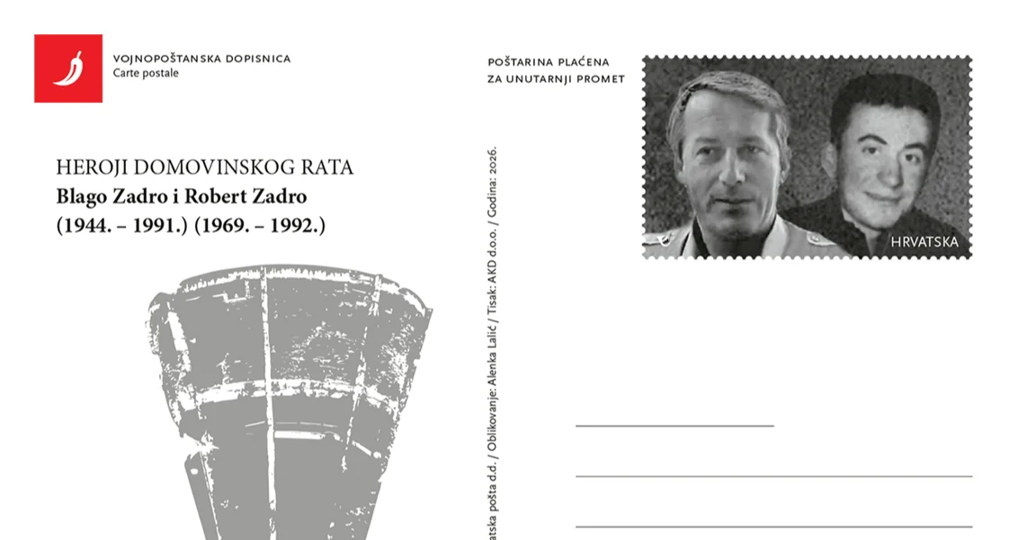 FOTO Pošta izdala dopisnice sa likovima pet ratnih heroja. Deliće se ročnicima