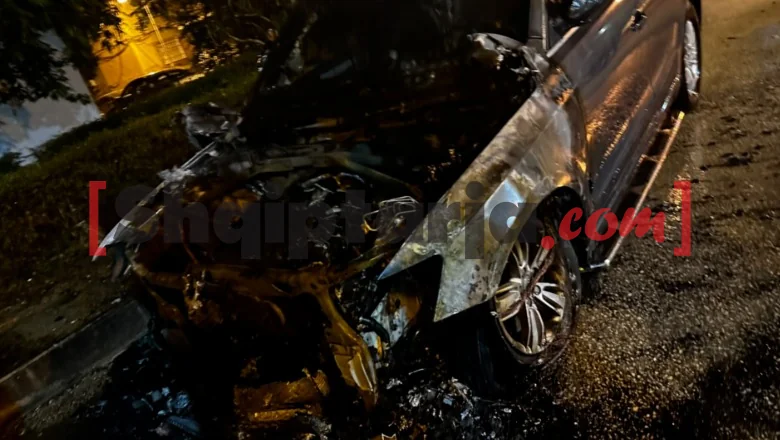 Vlore/ Automobil se zapalio, sumnja na namerno paljenje vatre (VIDEO) - Shqiptarja.com