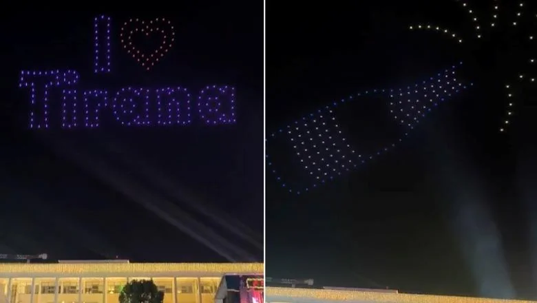 Na pragu 2026. godine, spektakl dronova u glavnom gradu (VIDEO)