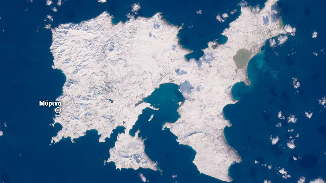 Sneg 100% na Limnosu – Impresivne slike sa potpuno belim ostrvom – Documento