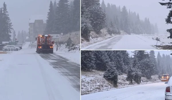 Pada sneg već nekoliko sati na više područja širom zemlje. Na Rânci je pao sloj snega, putari intervenišu na Transalpini