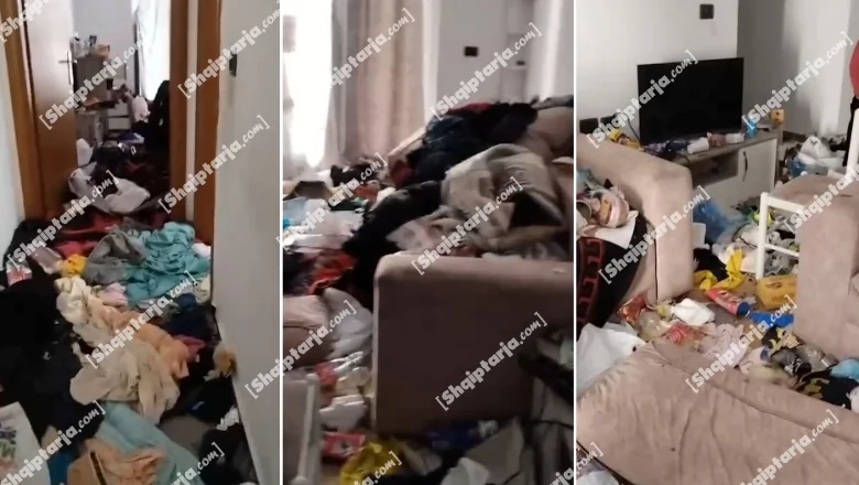 Okrenuto naopako sa prljavštinom u četiri sobe, bivša svekrva objavljuje VIDEO iznutra stana gde je 33-godišnjakinja ostavila troje dece u Durresu