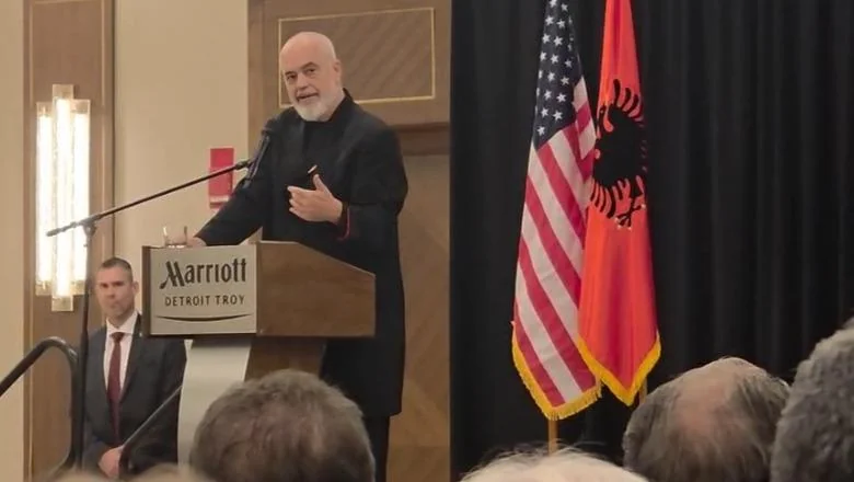 Rama sa dijasporom u Mičigenu: Uskoro otvaramo konzulat Albanije! Kazna za bivše vođe UČK? Uz Kosovo, ali treba da odluče oni o poništavanju te odluke (VIDEO) - Shqiptarja.com