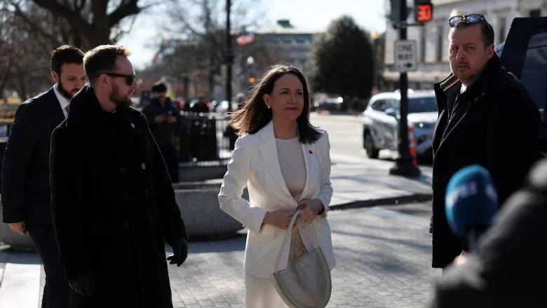 Liderka opozicije u Venecueli Machado sastaje se sa Trampom u Vašingtonu, poklanja mu Nobelovu nagradu za mir koju je osvojila pre tri meseca - Shqiptarja.com