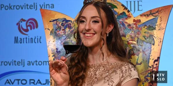 Novopečena vinska kraljica Slovenije je Nika Martinčič
