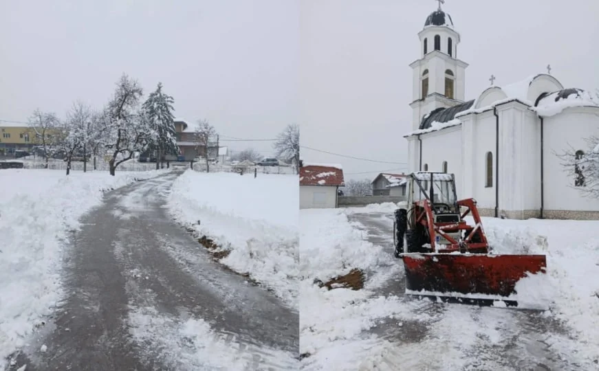 I ovo je Bosna i Hercegovina: Ibro očistio put za komšije kako bi mogli na božićnu liturgiju