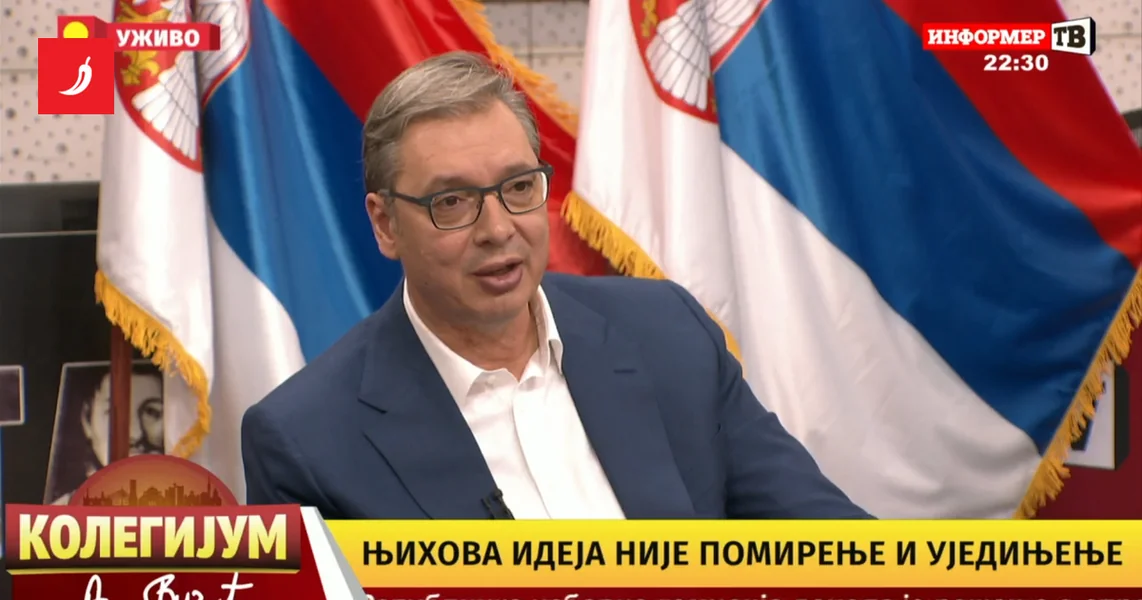 Vučić na režimskom Informeru: Došao sam s knedlom u grlu