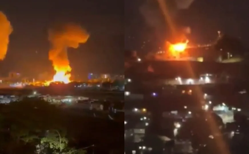 Objavljeni uznemirujući snimci: Panika na ulicama, oblaci dima iznad Caracasa