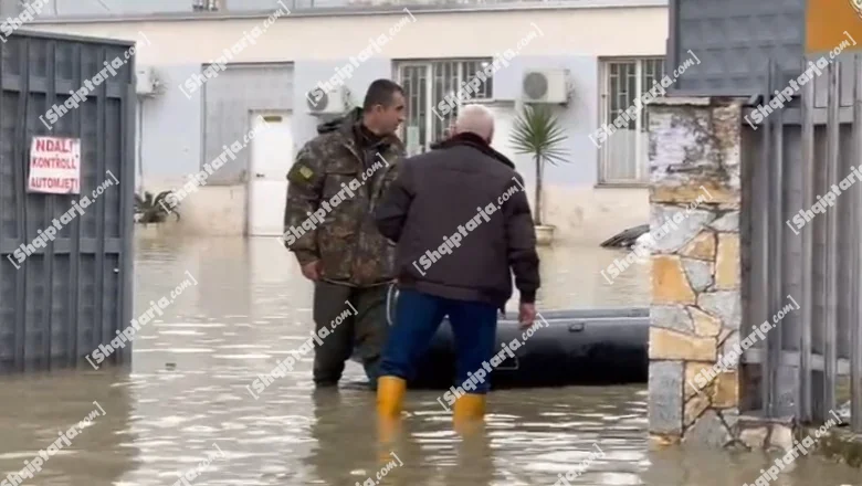 Video-lajm/ Služba gomonama u zatvoru u Durresu, prvi sprat ispod vode