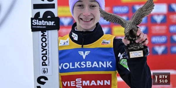 Nika Prevc na drugom takmičenju u Beljaku za učvršćivanje zajedničkog vodstva