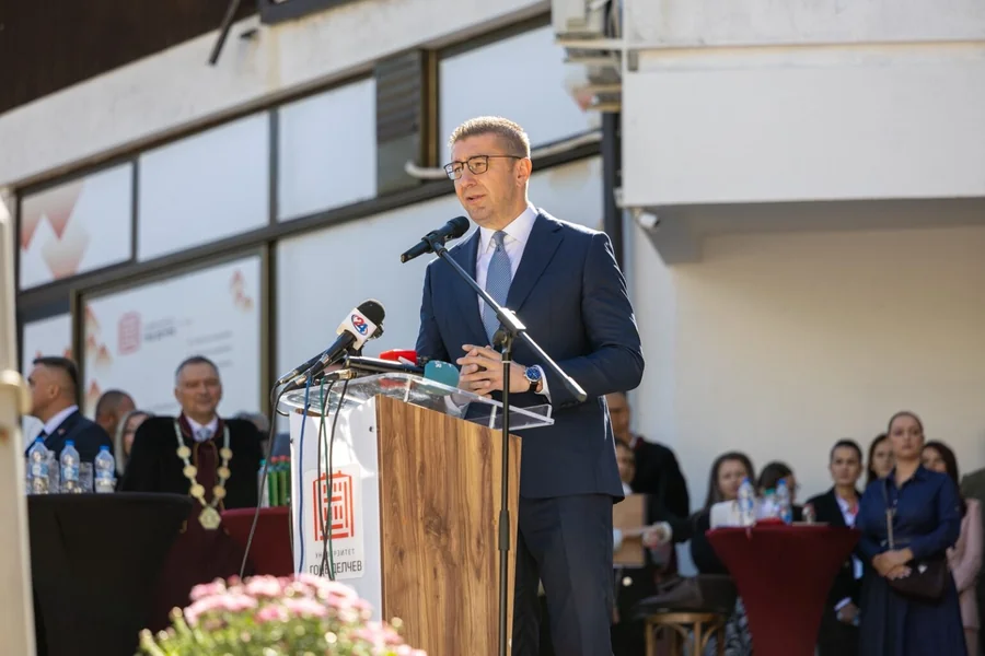 FOTO: Istinski život je borba koja vas čeka, poručio Hristijan Mickoski studentima u Štipu - Nova Makedonija