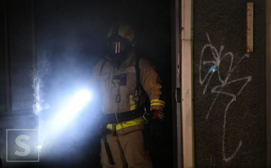 Požar u Sarajevu, jedna osoba povrijeđena