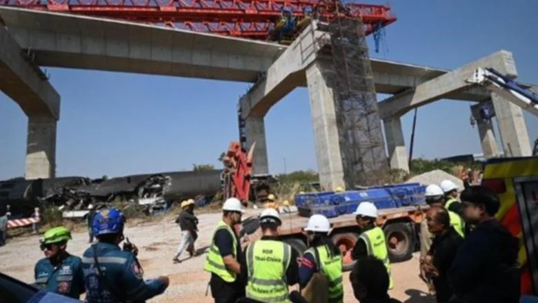 Dizalica pala na voz u Tajlandu, broj žrtava dostigao 29