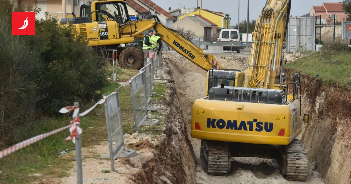 Planira se 67 kilometara kanalizacije kod Vodice. Radovi bi trajali četiri godine