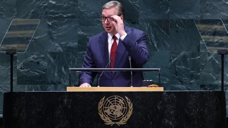 Generalna skupština Ujedinjenih nacija: Vučić zahvaljuje državama koje nisu priznale Kosovo: Znamo da ste bili pod pritiskom! Pazite šta potpisujete sa velikim silama - Shqiptarja.com