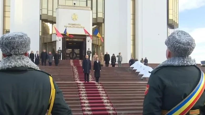 Begaj poseta Moldaviji, dočekan državnom ceremonijom od strane predsednice Moldavije