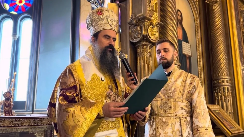 Patrijarh Daniil vodi liturgiju u bugarskoj crkvi Svetog Stefana na Zlatnom rogu u Istanbulu