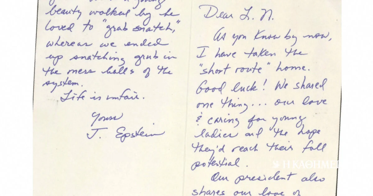 Fajlovi Epstejna: Karta osuđenog pedofila sa referansom na Trumpa