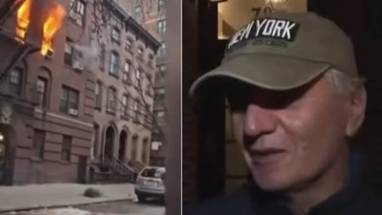 Šiptar u Njujorku, heroj! Zgrada zahvaćena plamenom, Brahim Gjokaj pomogao porodicama koje su bile zarobljene unutra - Shqiptarja.com