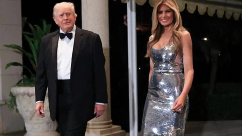SAD/ Novogodišnja zabava na Mar-a-Lago, predsednik Donald Trump i Melania Trump zadivili stilom - Shqiptarja.com