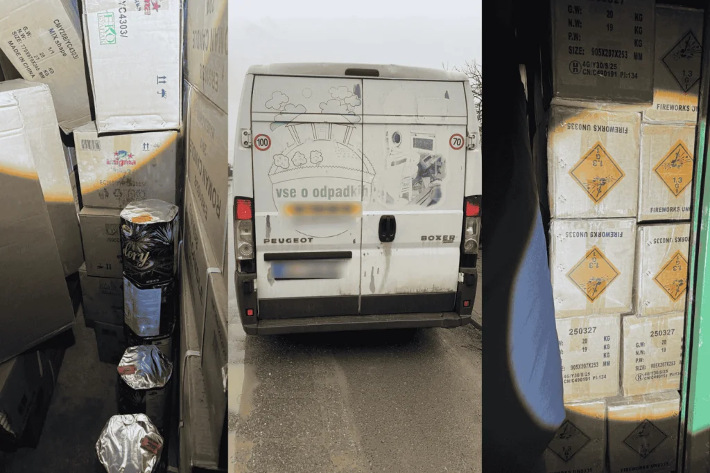 Pronađene više od 25 tona pirotehnike, lišene su slobode dve osobe od kojih je jedno policijski službenik.