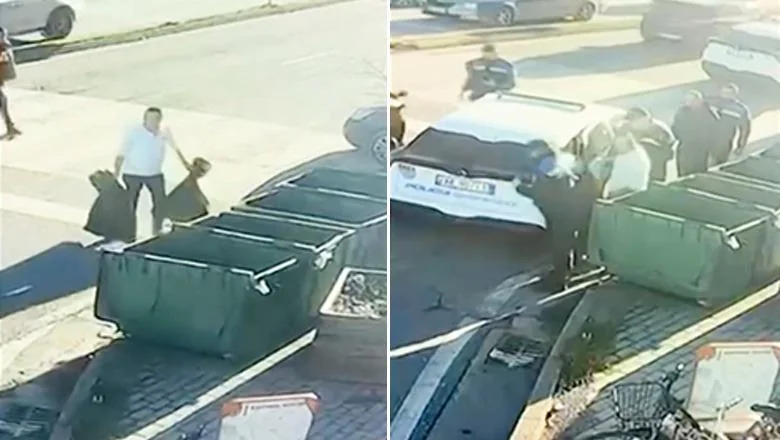 Podstiče ga da baci kese otpada u kantu, građanin iz Škodra kažnjen! Evo postupka policije (VIDEO) - Shqiptarja.com