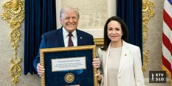 Marija Corina Machado svoju Nobelovu nagradu za mir poklonila Trumpu