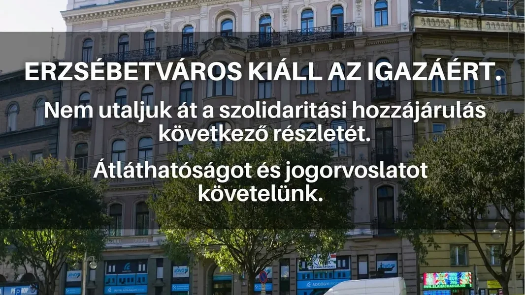 Opština Erzsébetváros neće uplatiti sledeći iznos doprinosa za solidarnost