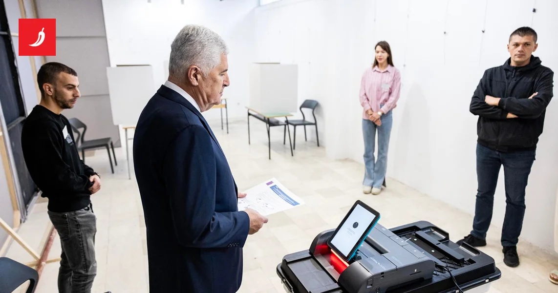 Čović glasao među prvima: "Videli ste, trebalo nam je 10 do 12 minuta"