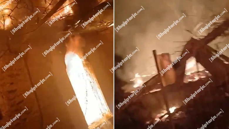 Pukë/ Izgorjela kuća od požara, porodica od 5 članova ostala bez krova nad glavom! Uzrok je električna iskra (VIDEO)