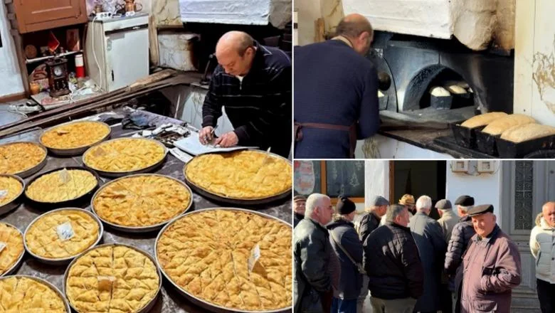 Hleb kao nekad u centru Korče! Report TV donosi priču o Viktor Sadikllariju i njegovoj peći na drva koja čuva autentičan ukus - Shqiptarja.com