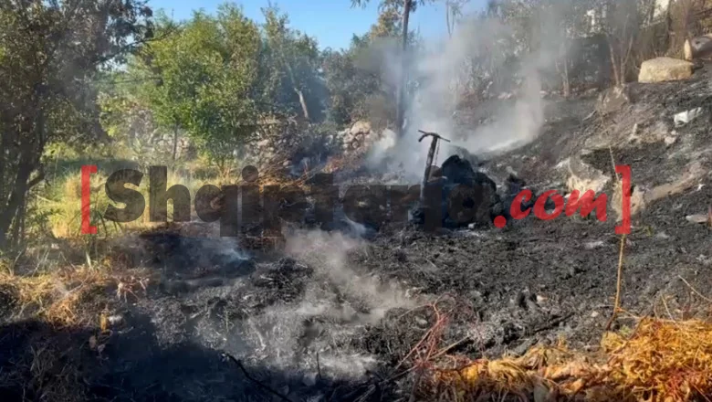 Gomila otpada se zapalila u Lezhe, požar je ugašen! I kuće u blizini zone su bile ugrožene (VIDEO)
