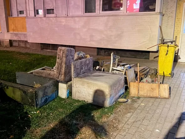 Foto: Inspektori Grada Skopja zateklli lice kako baca građevinski šut i kabasti otpad - Nova Makedonija