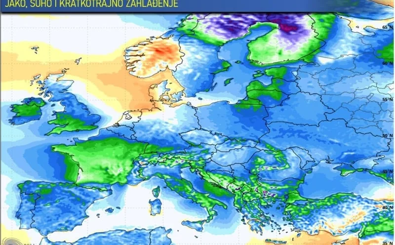 BH Meteo objavio novu prognozu: U sredu i do -15°C, a potom stiže veliki preokret