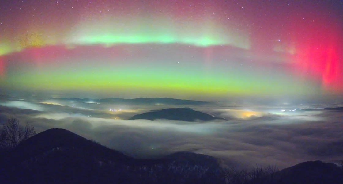 Neverovatno je bilo aurora borealis i u Mađarskoj