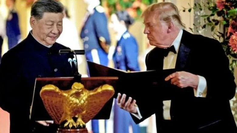 Sastanak Kina-SAD u Beloj kući, Trump poklonio Xi Jinpingu skulpturu orla, simbola SAD